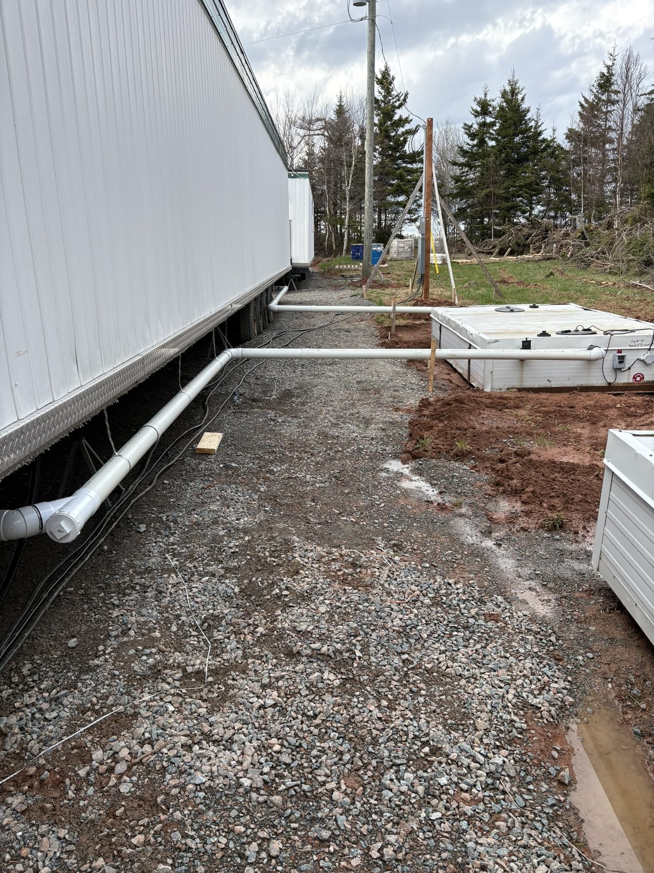 Garrett Plumbing project — water system work