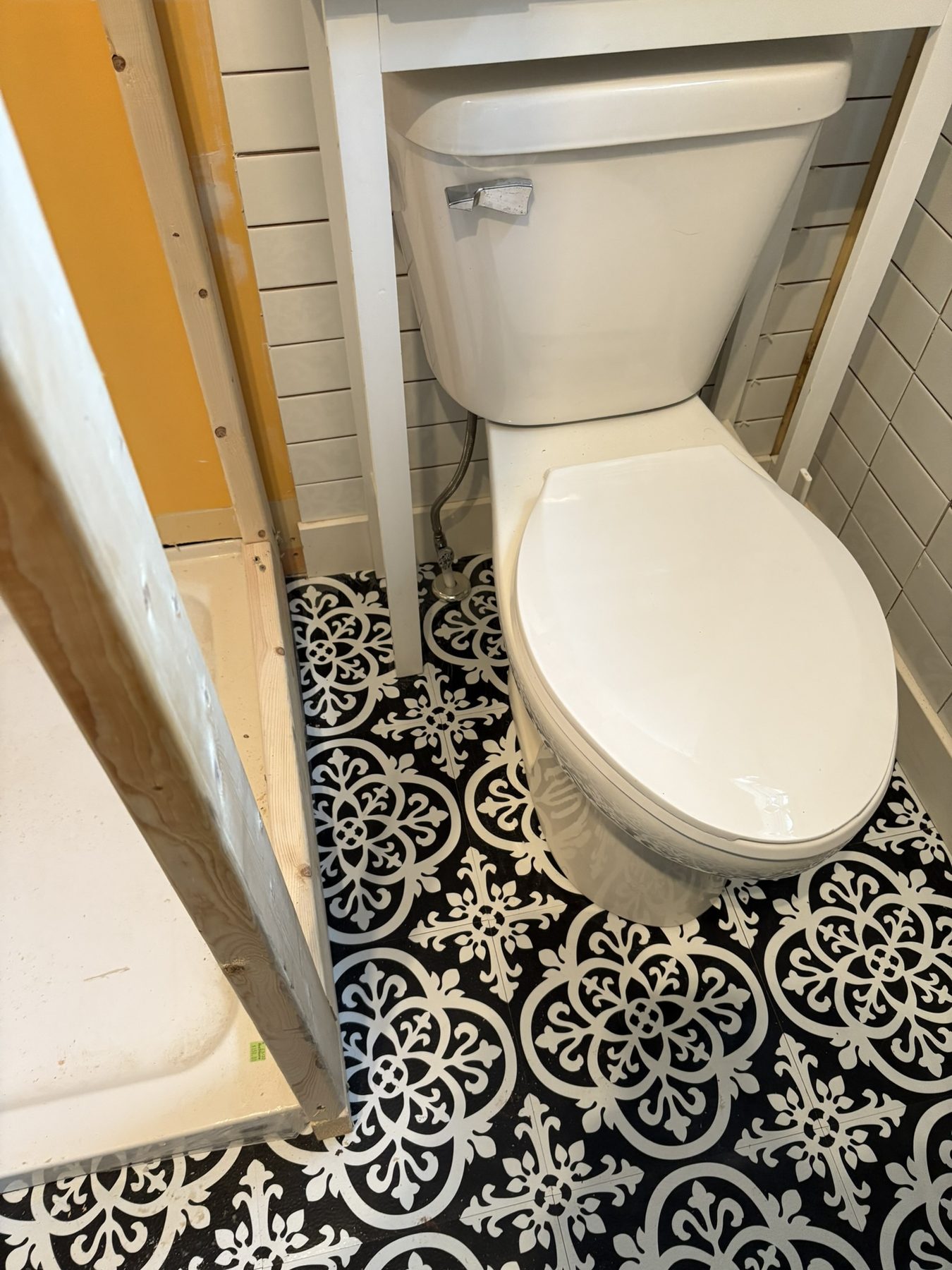 Garrett Plumbing project — bathroom plumbing