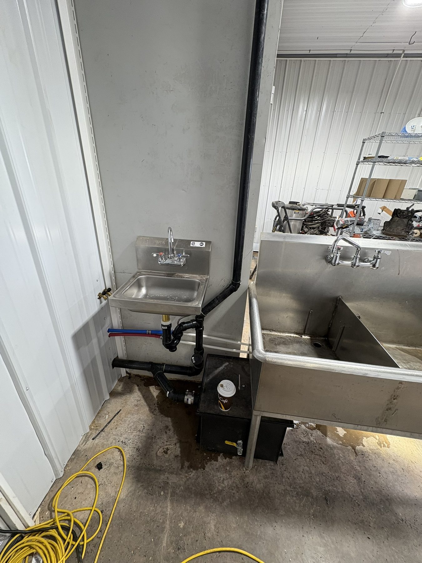 Garrett Plumbing project — plumbing rough-in
