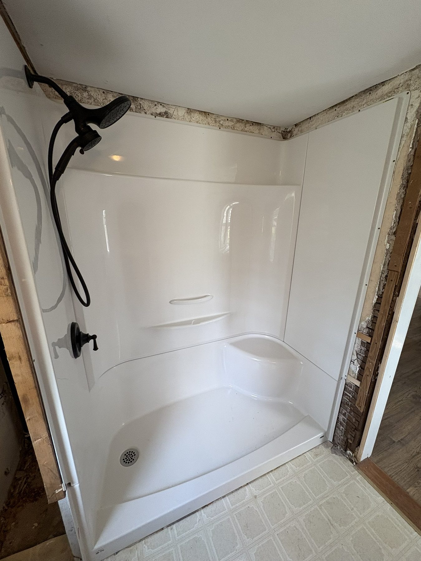 Garrett Plumbing project — new construction plumbing