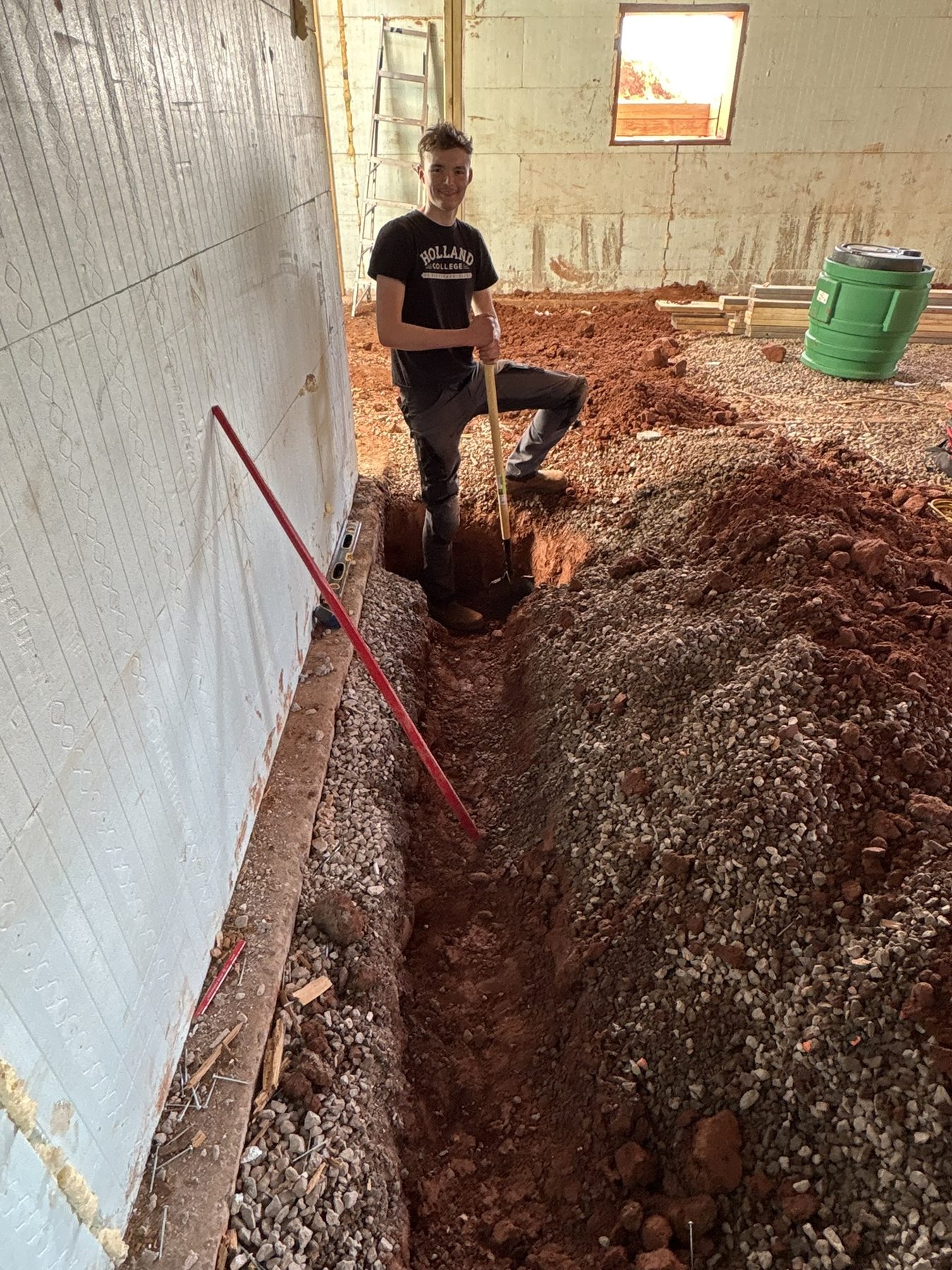 Garrett Plumbing project — plumbing system install