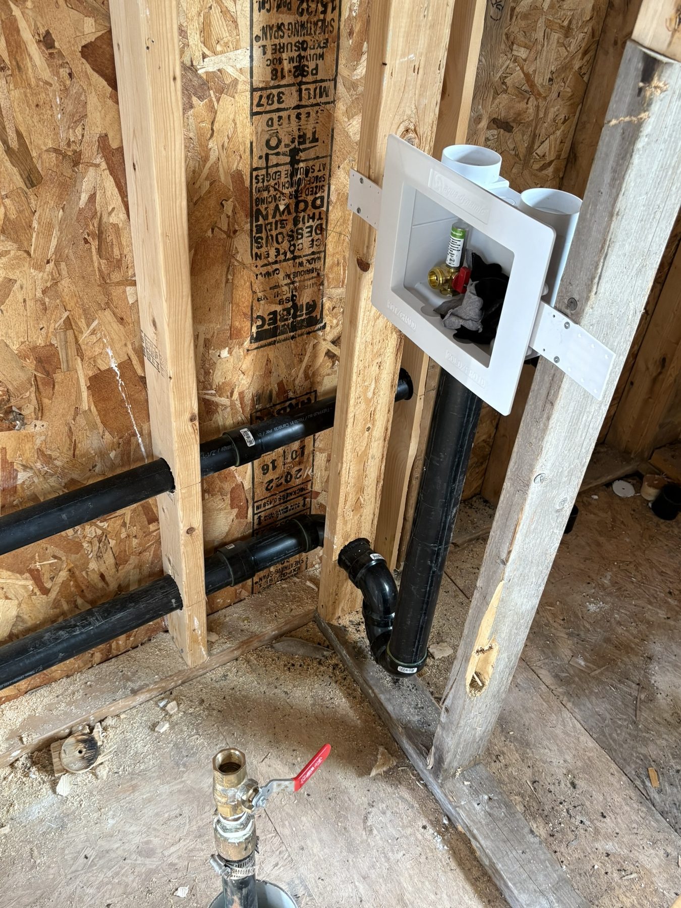 Garrett Plumbing project — water system upgrade