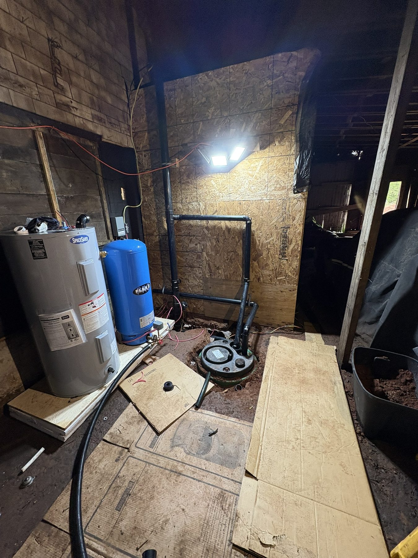 Garrett Plumbing project — plumbing installation PEI