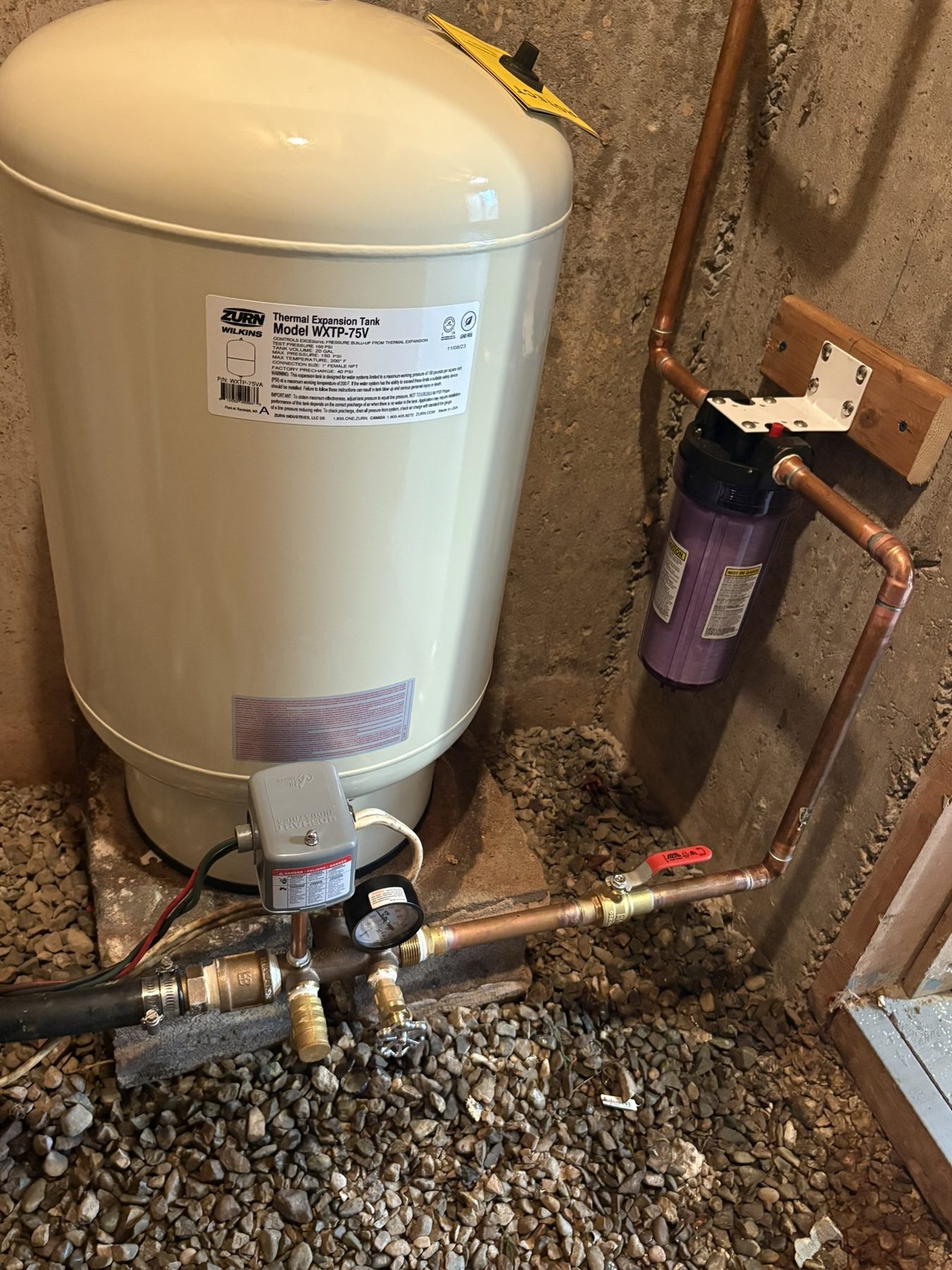 Garrett Plumbing project — full plumbing service
