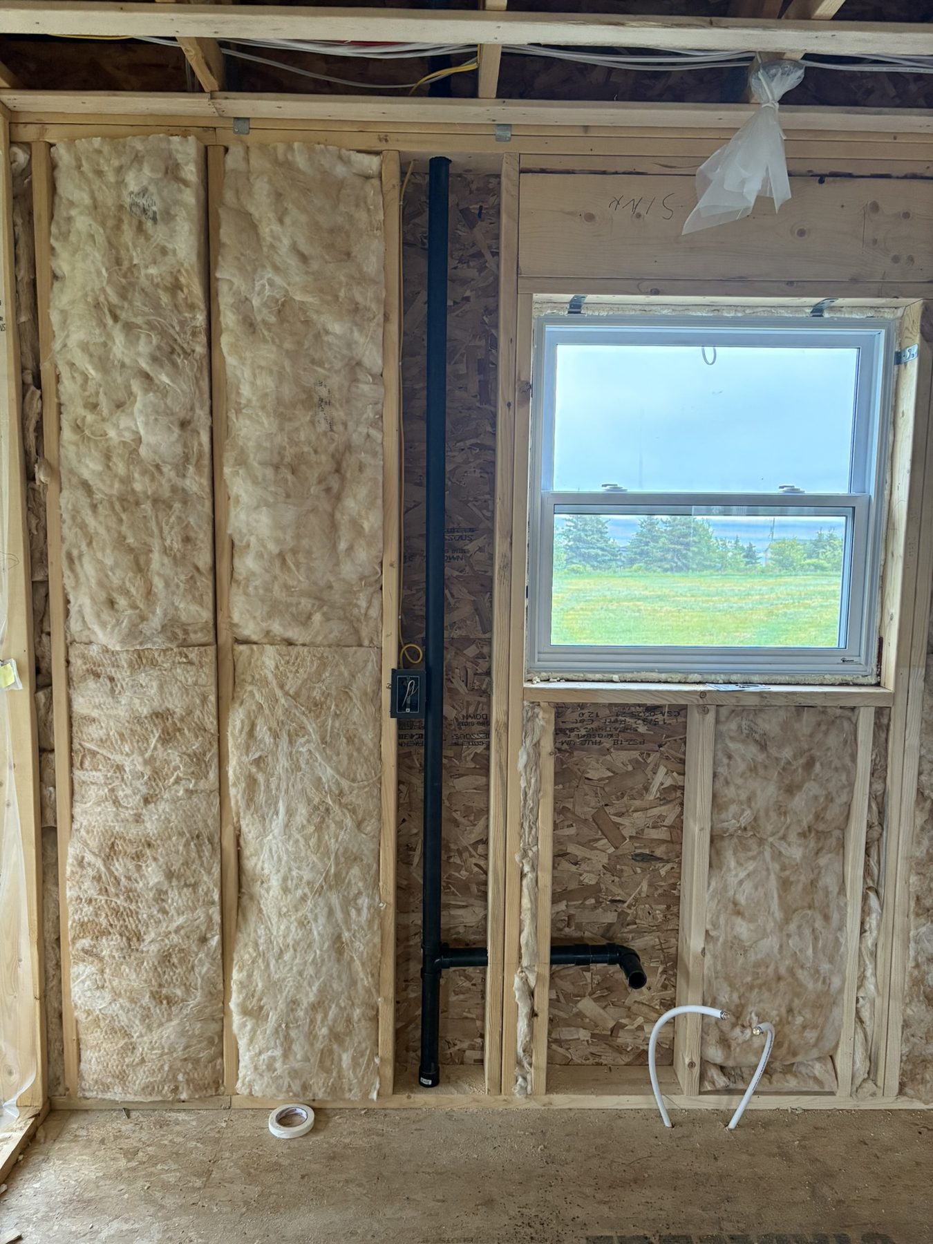 Garrett Plumbing project — water line installation