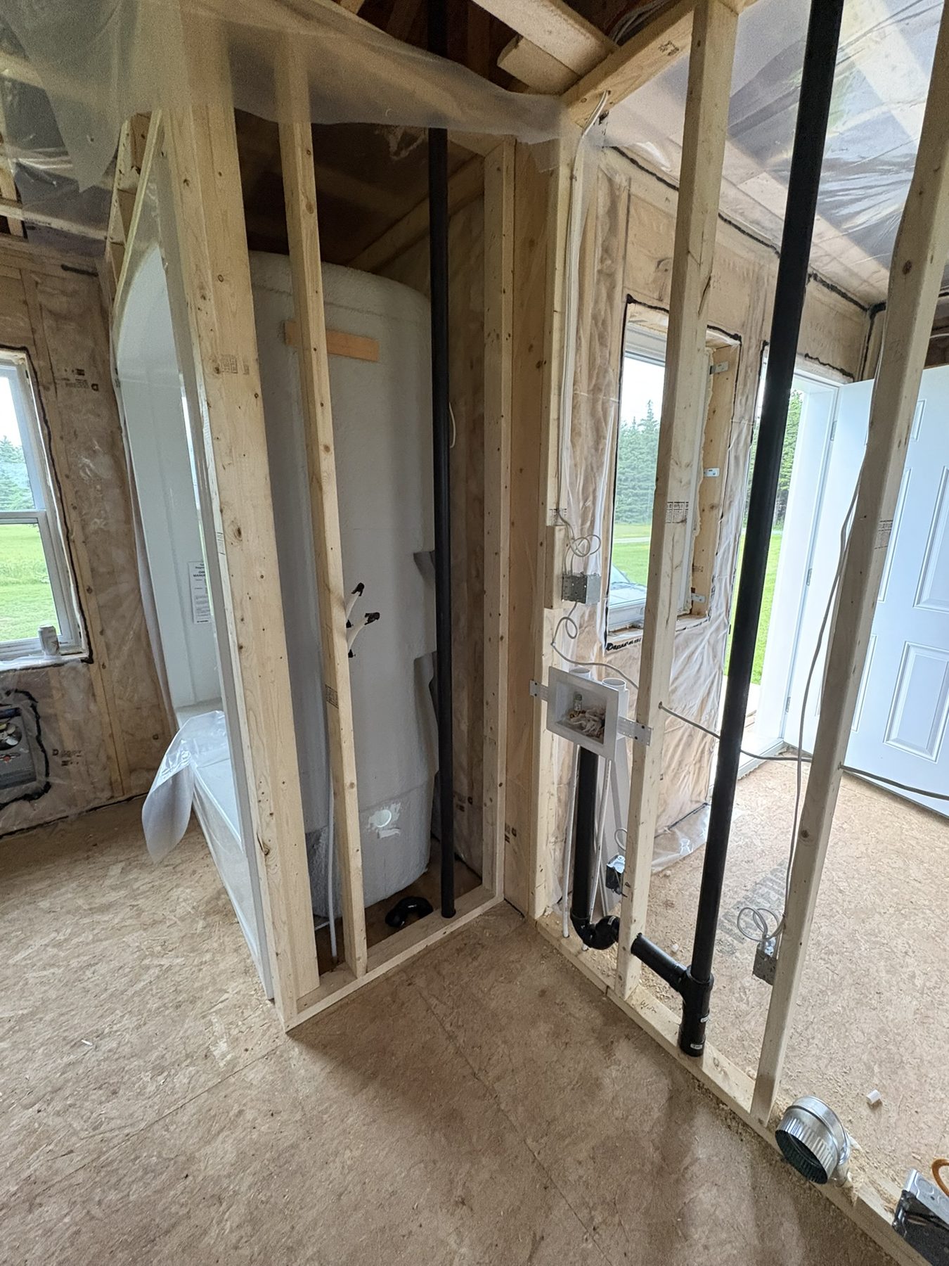 Garrett Plumbing project — plumbing service call