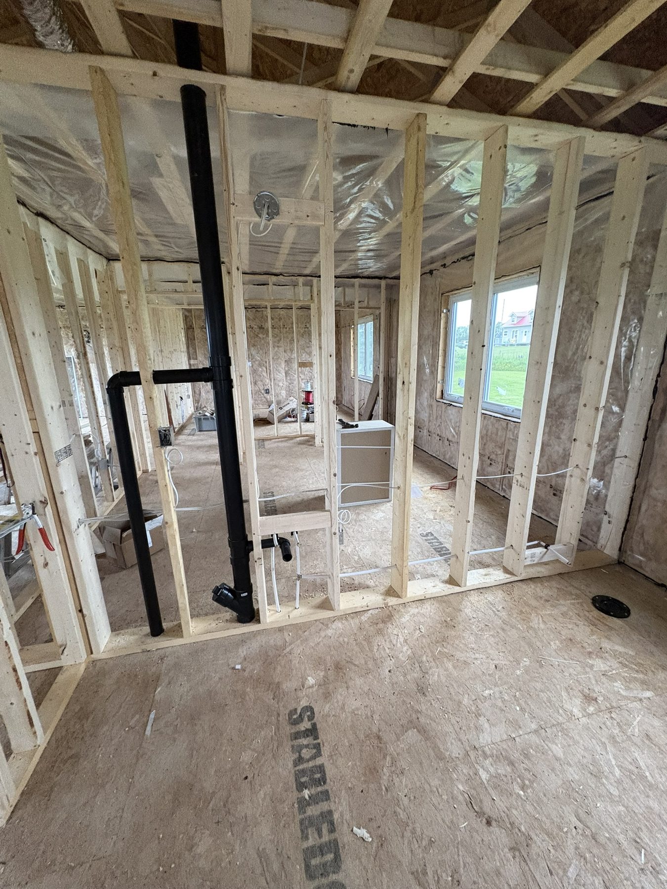 Garrett Plumbing project — drain repair