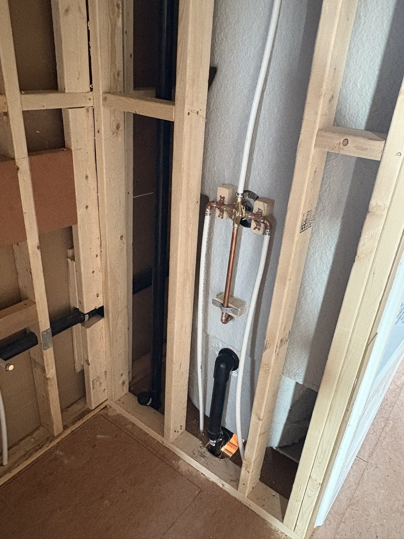 Garrett Plumbing project — water heater service