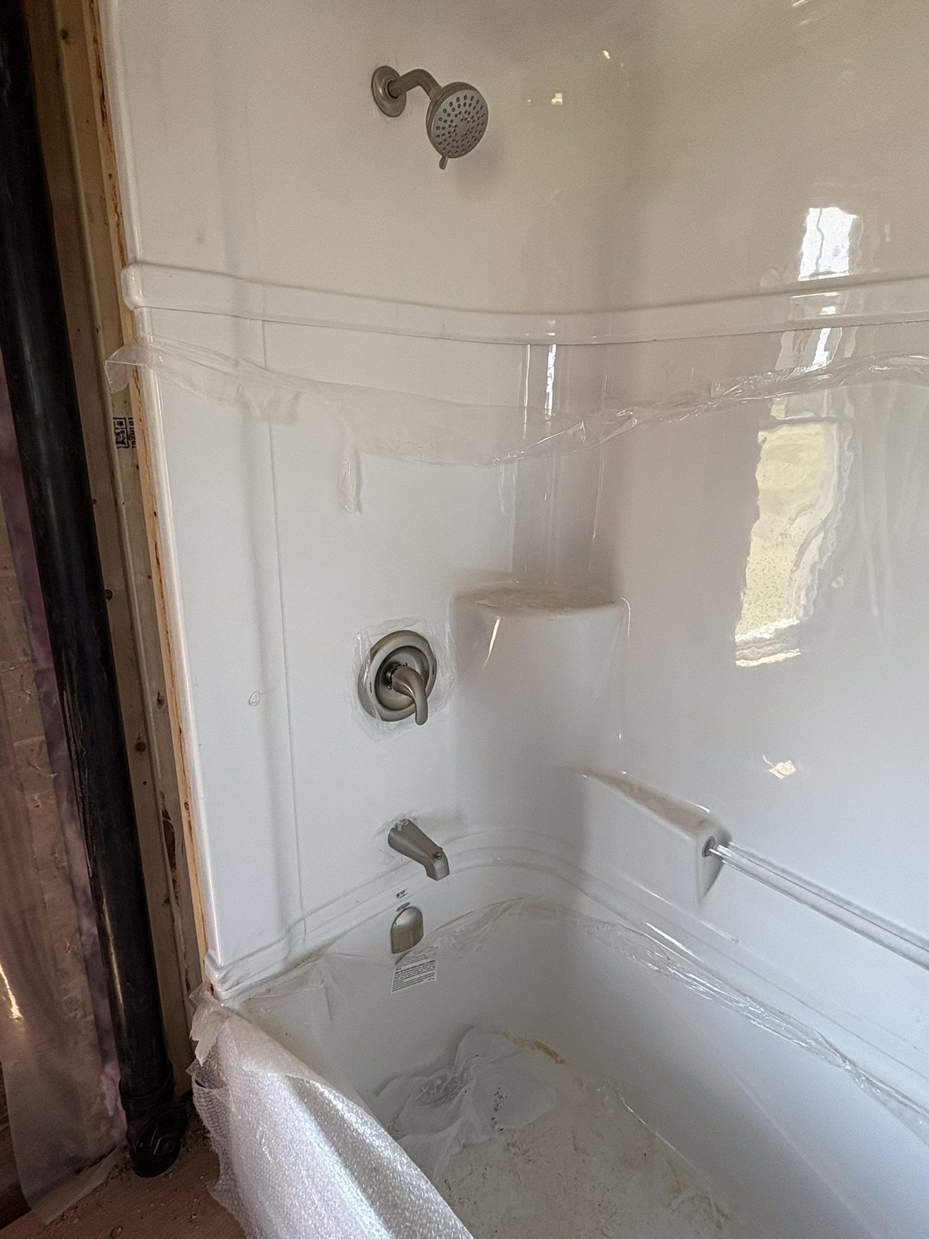 Garrett Plumbing project — plumbing system install