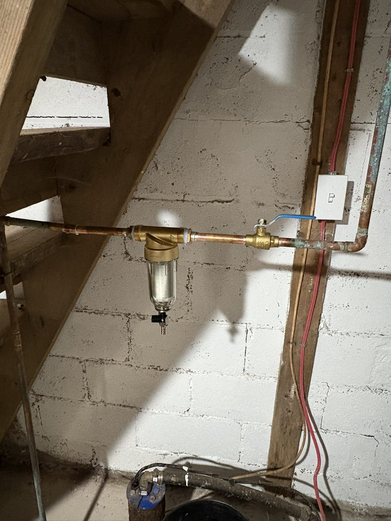 Garrett Plumbing project — residential plumbing service