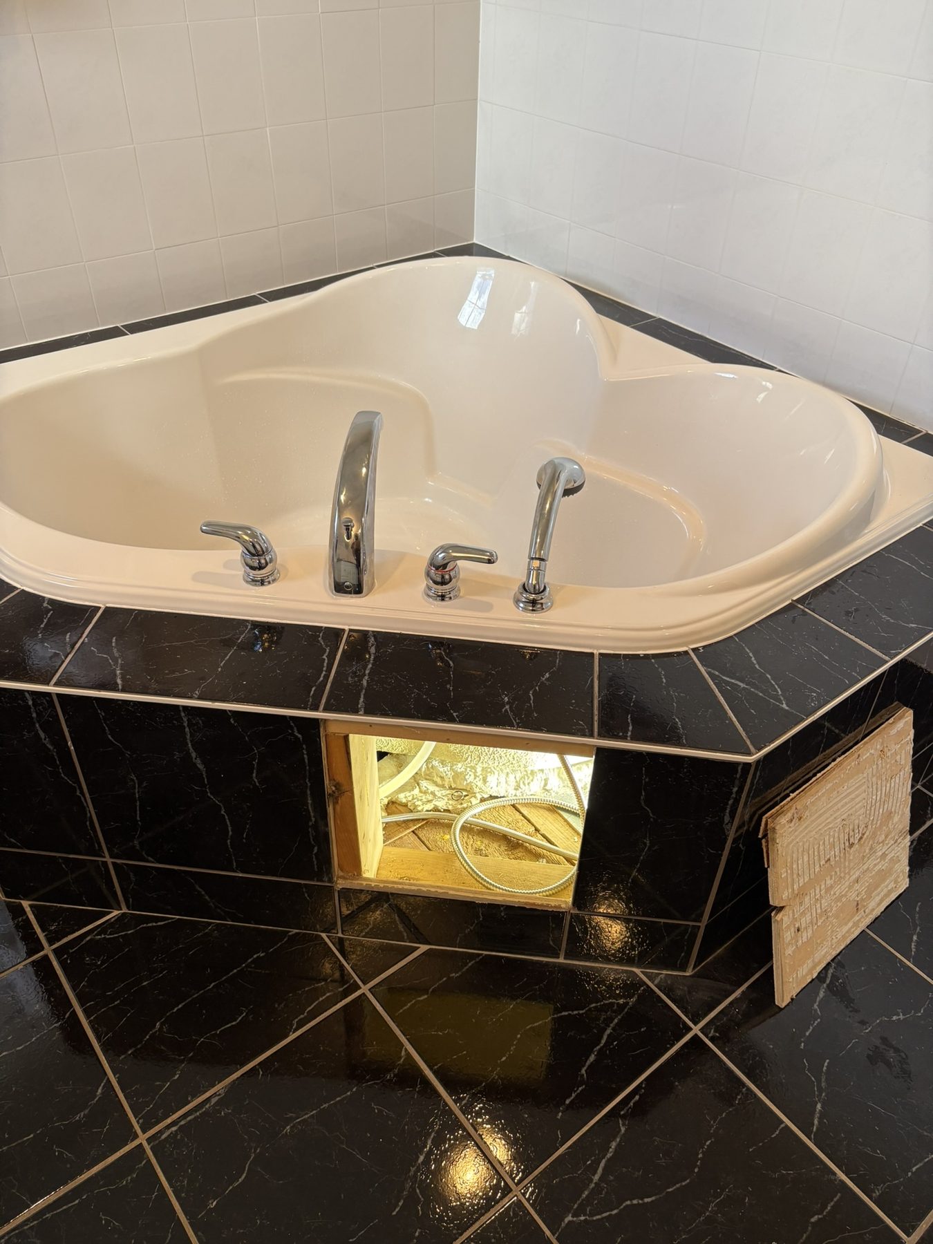 Garrett Plumbing project — plumbing upgrade work