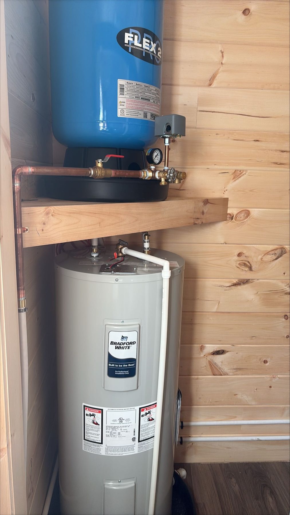 Garrett Plumbing project — plumbing system service