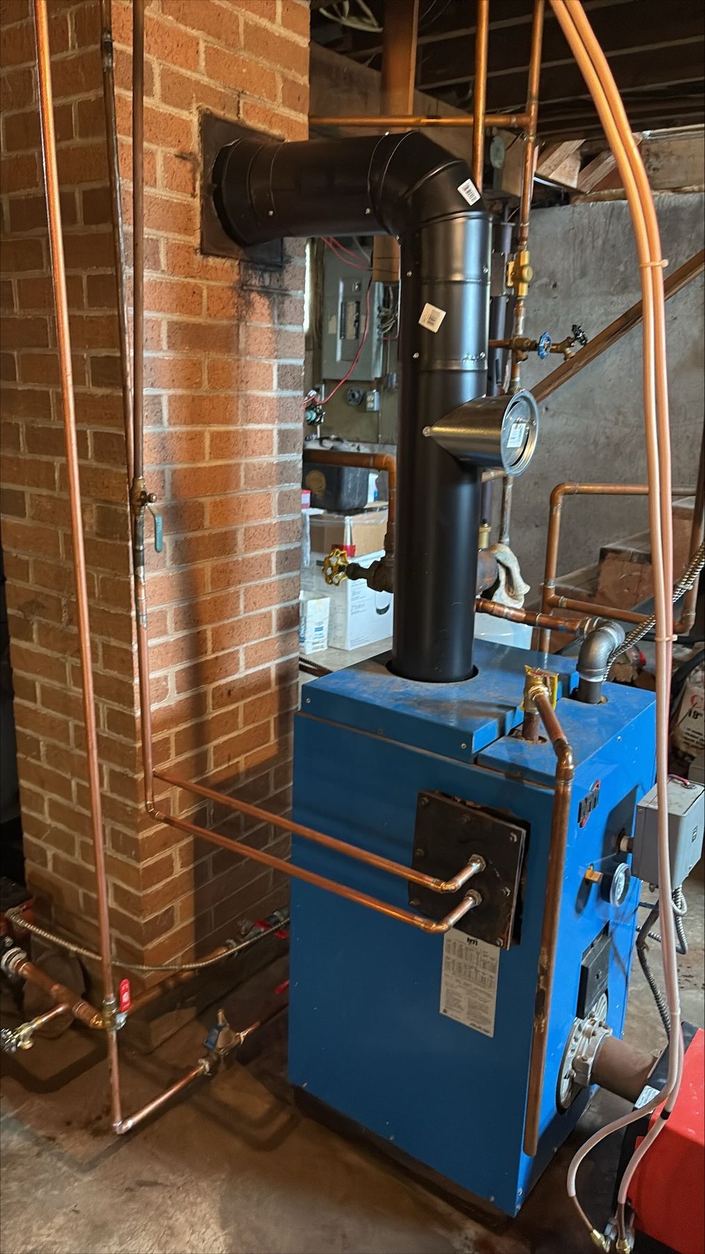Garrett Plumbing project — water line replacement