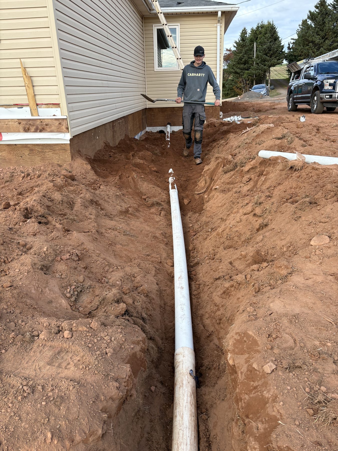 Garrett Plumbing project — pipe repair service