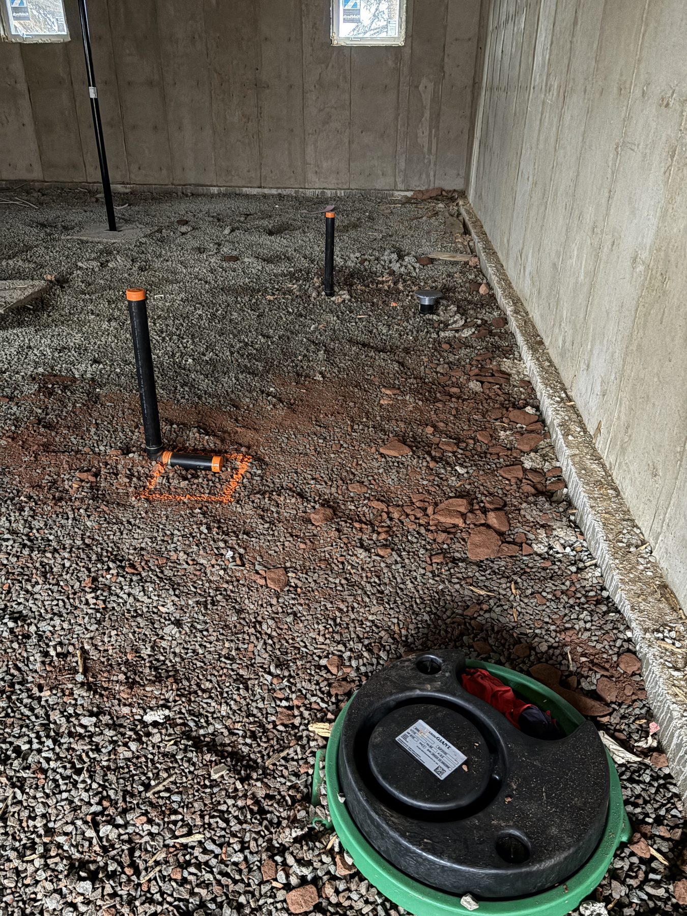 Garrett Plumbing project — plumbing service call