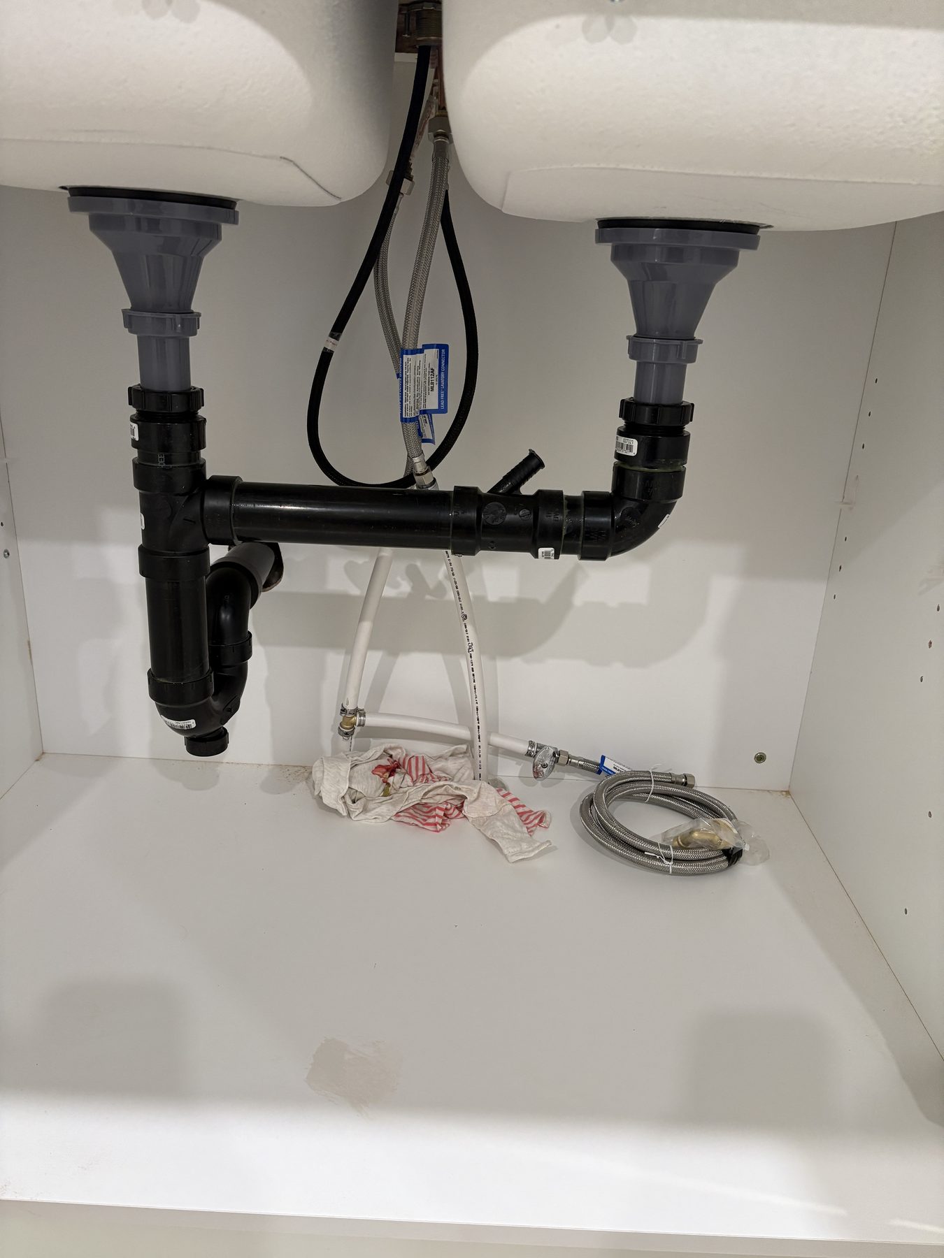 Garrett Plumbing project — plumbing installation