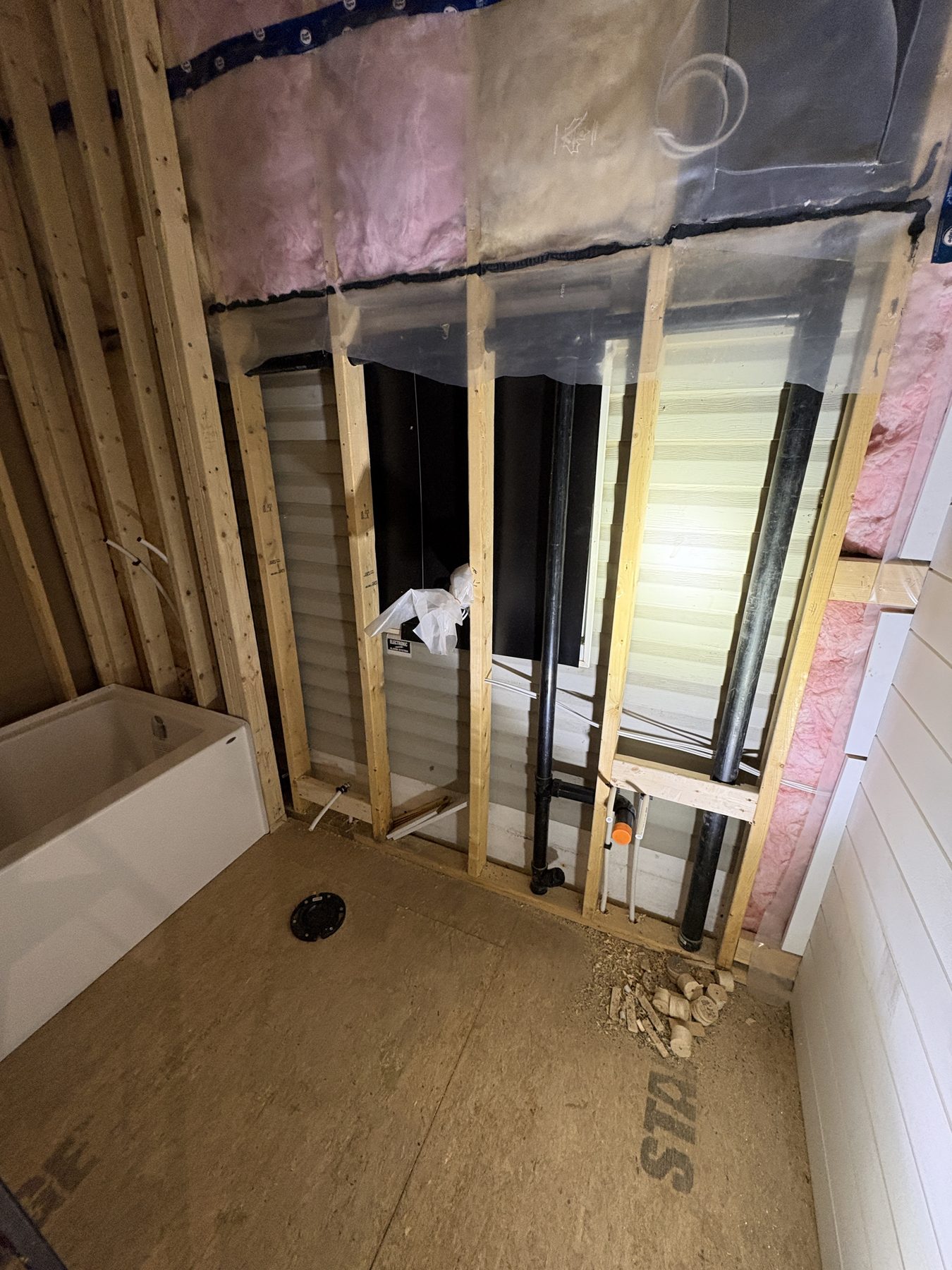 Garrett Plumbing project — pipe and drain service