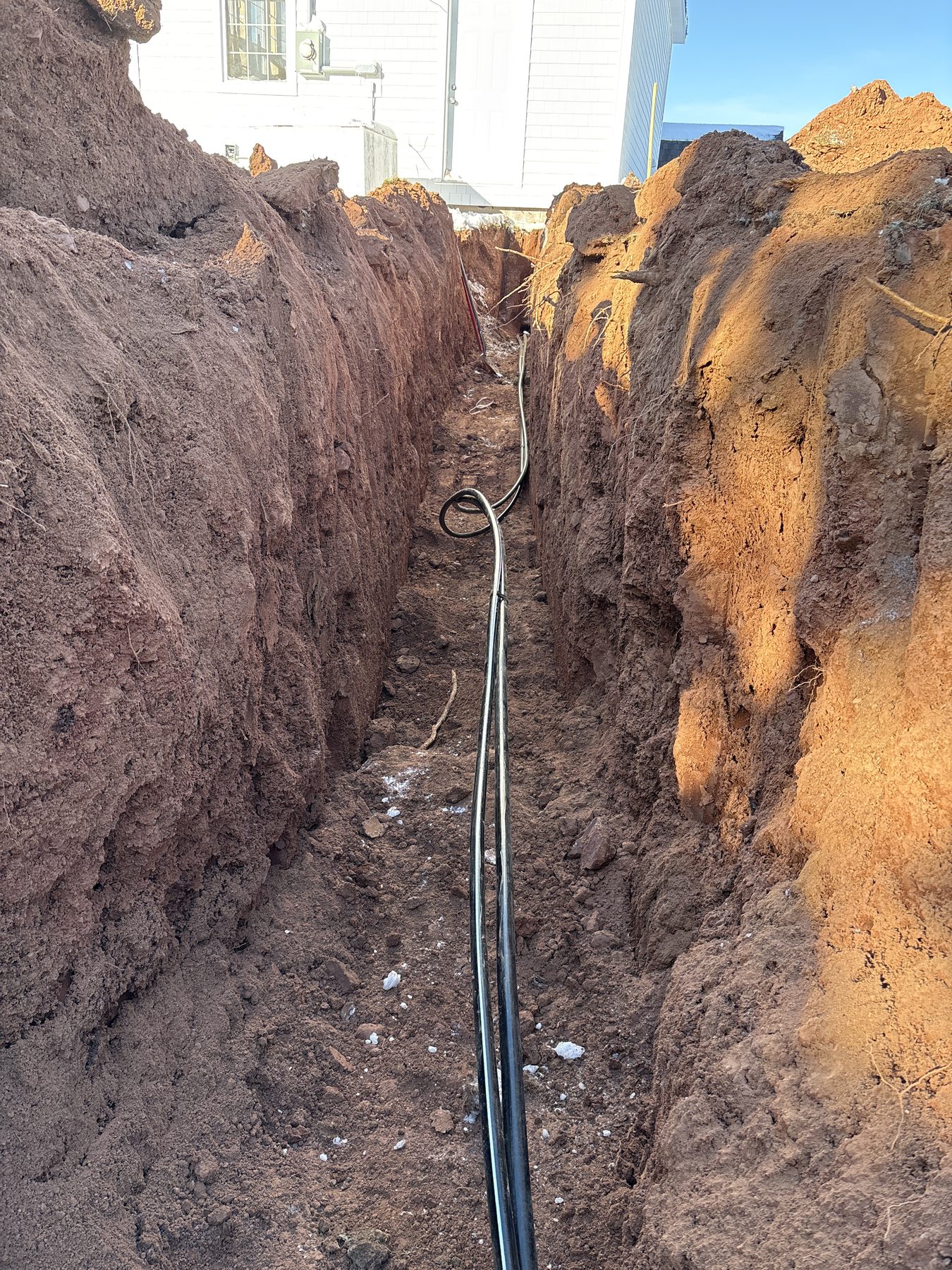 Garrett Plumbing project — plumbing installation job