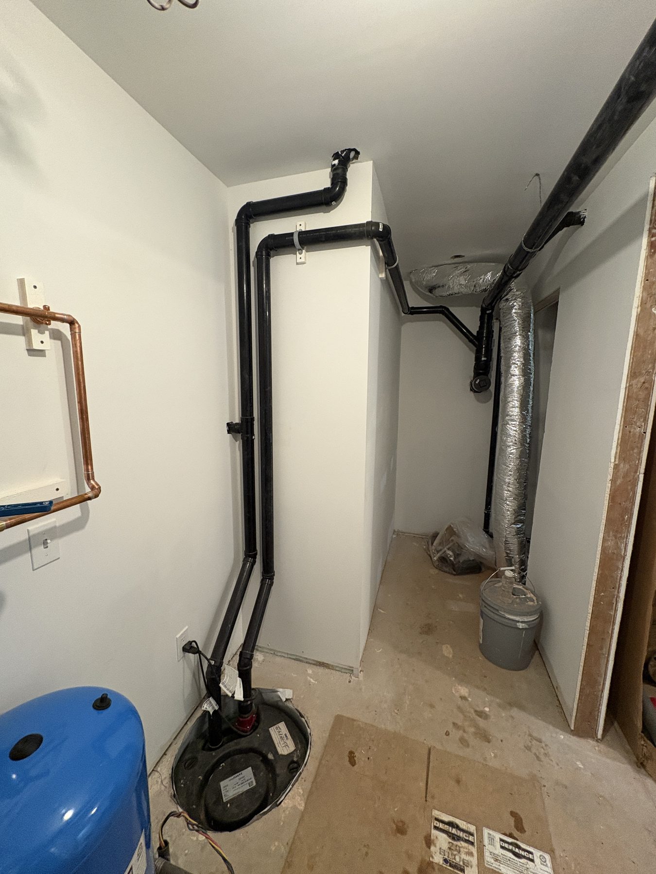 Garrett Plumbing project — fixture installation service