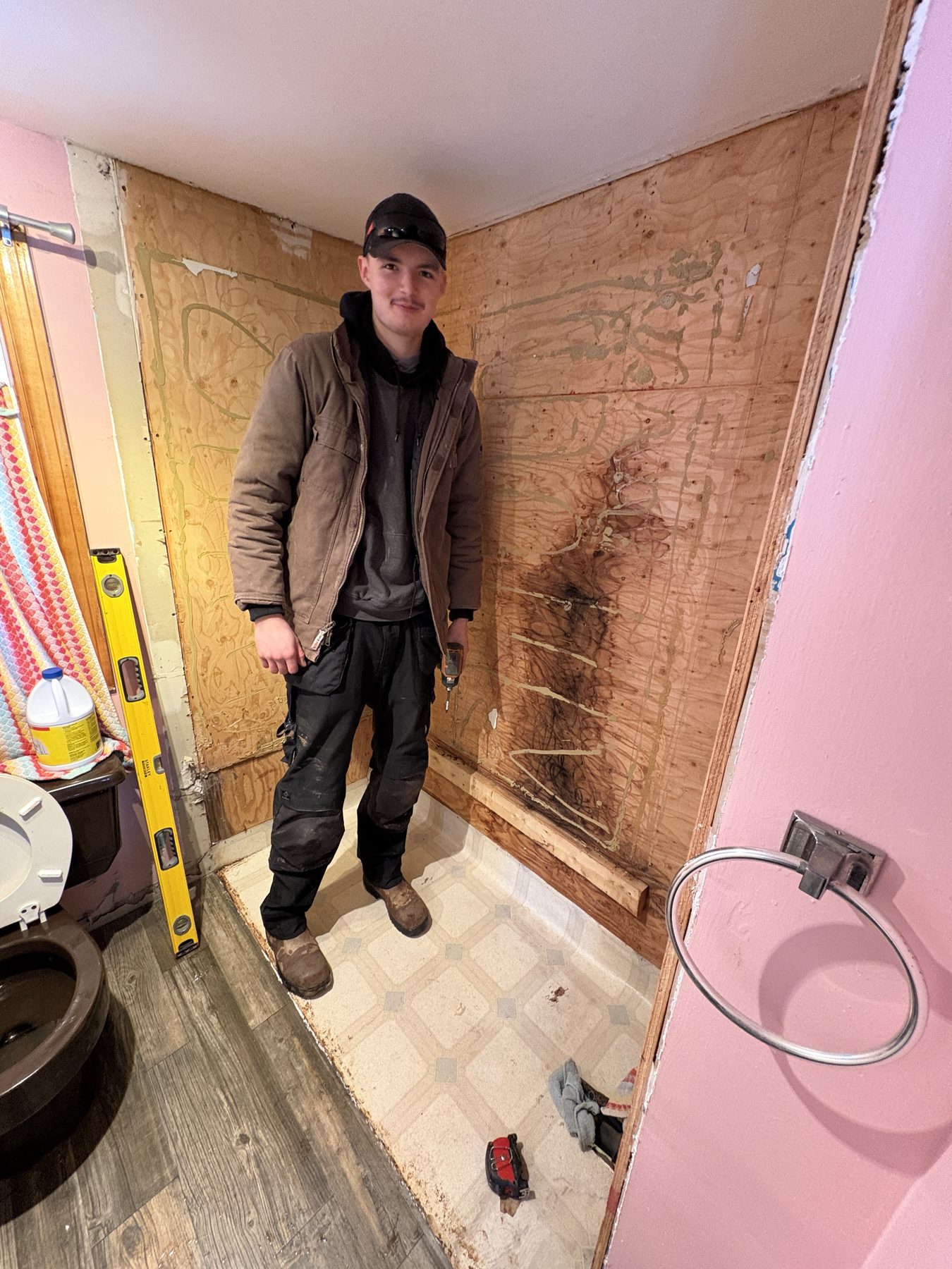 Garrett Plumbing project — plumbing system work