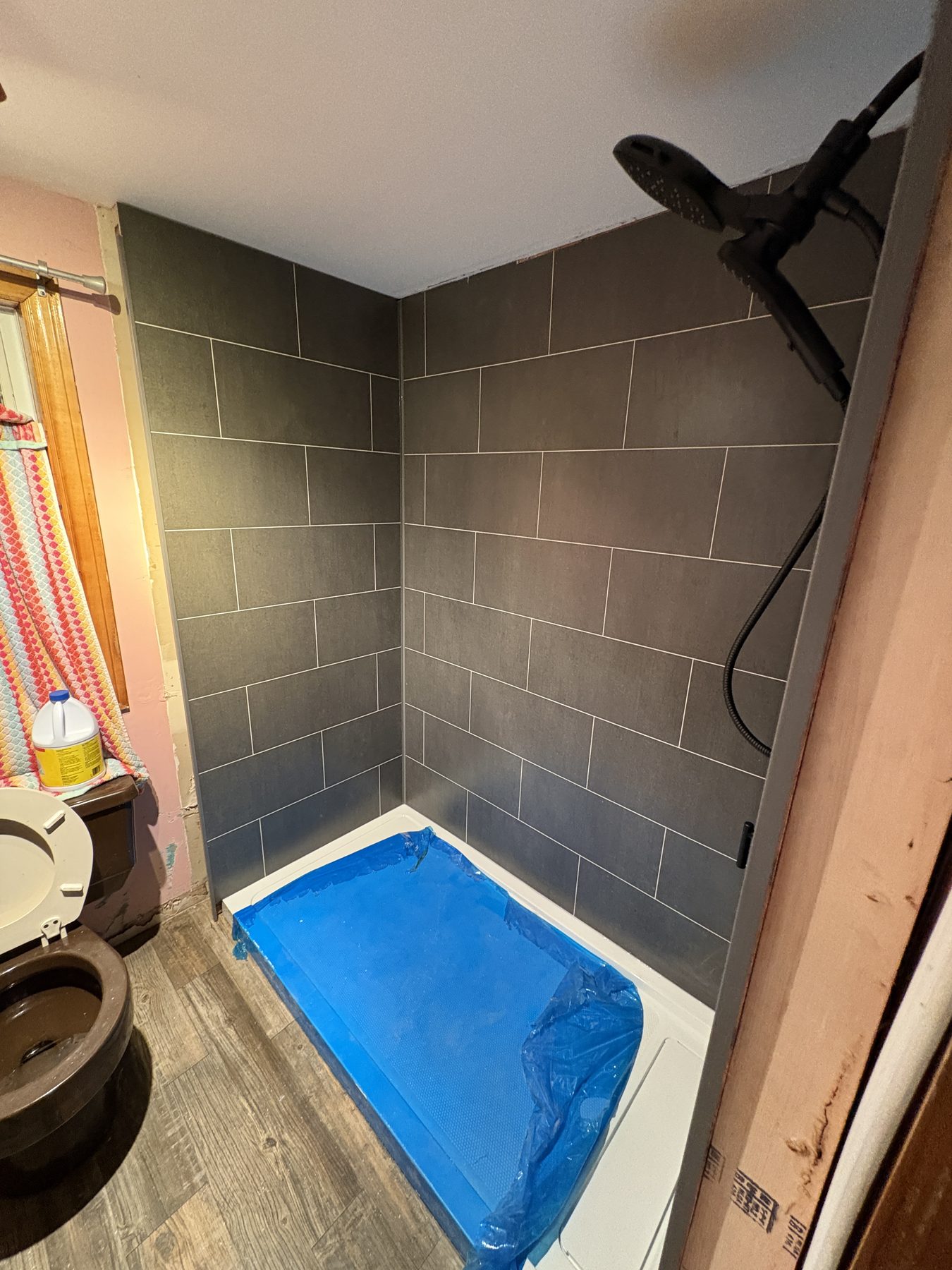 Garrett Plumbing project — drain and pipe installation