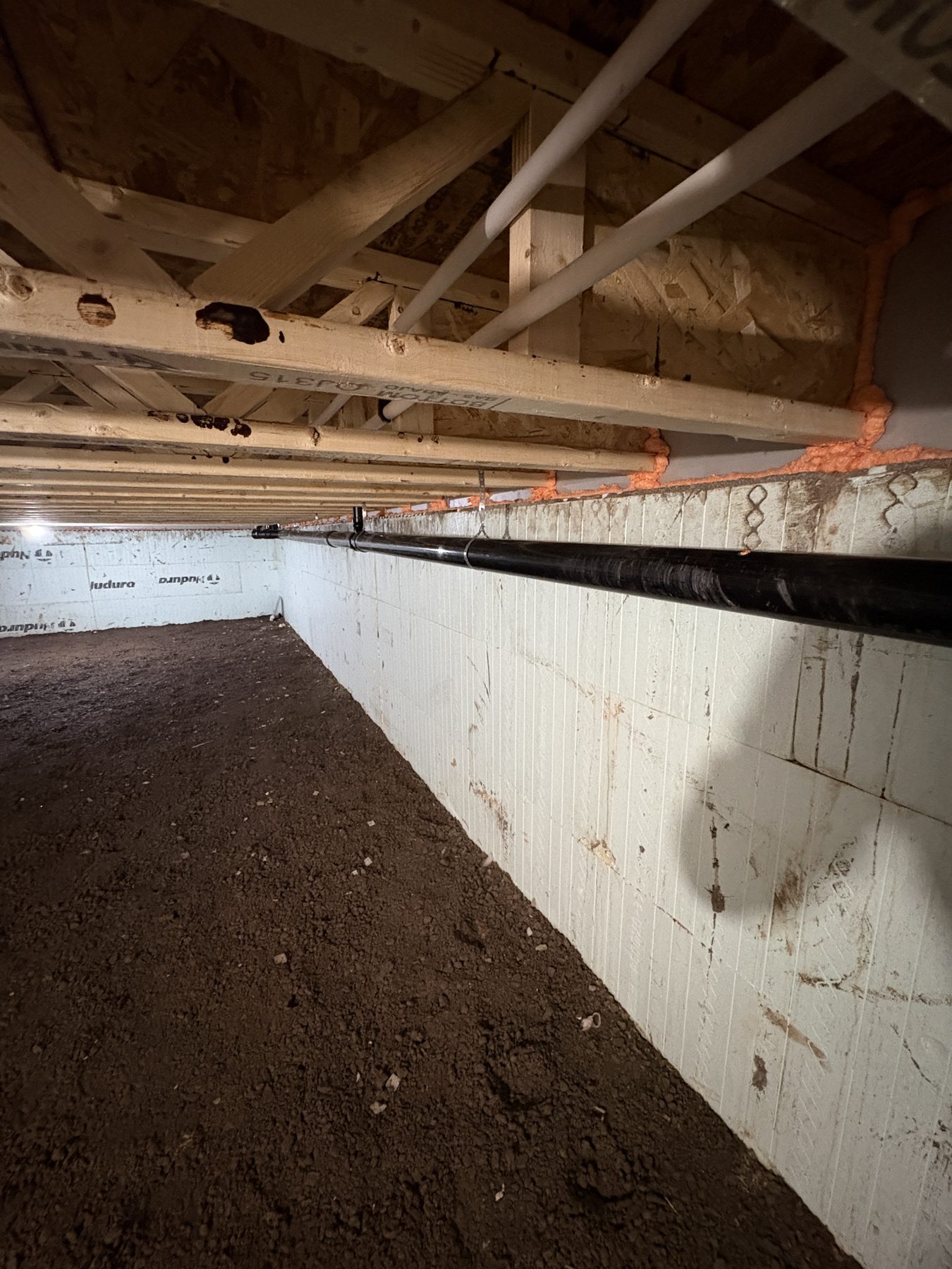 Garrett Plumbing project — plumbing installation work