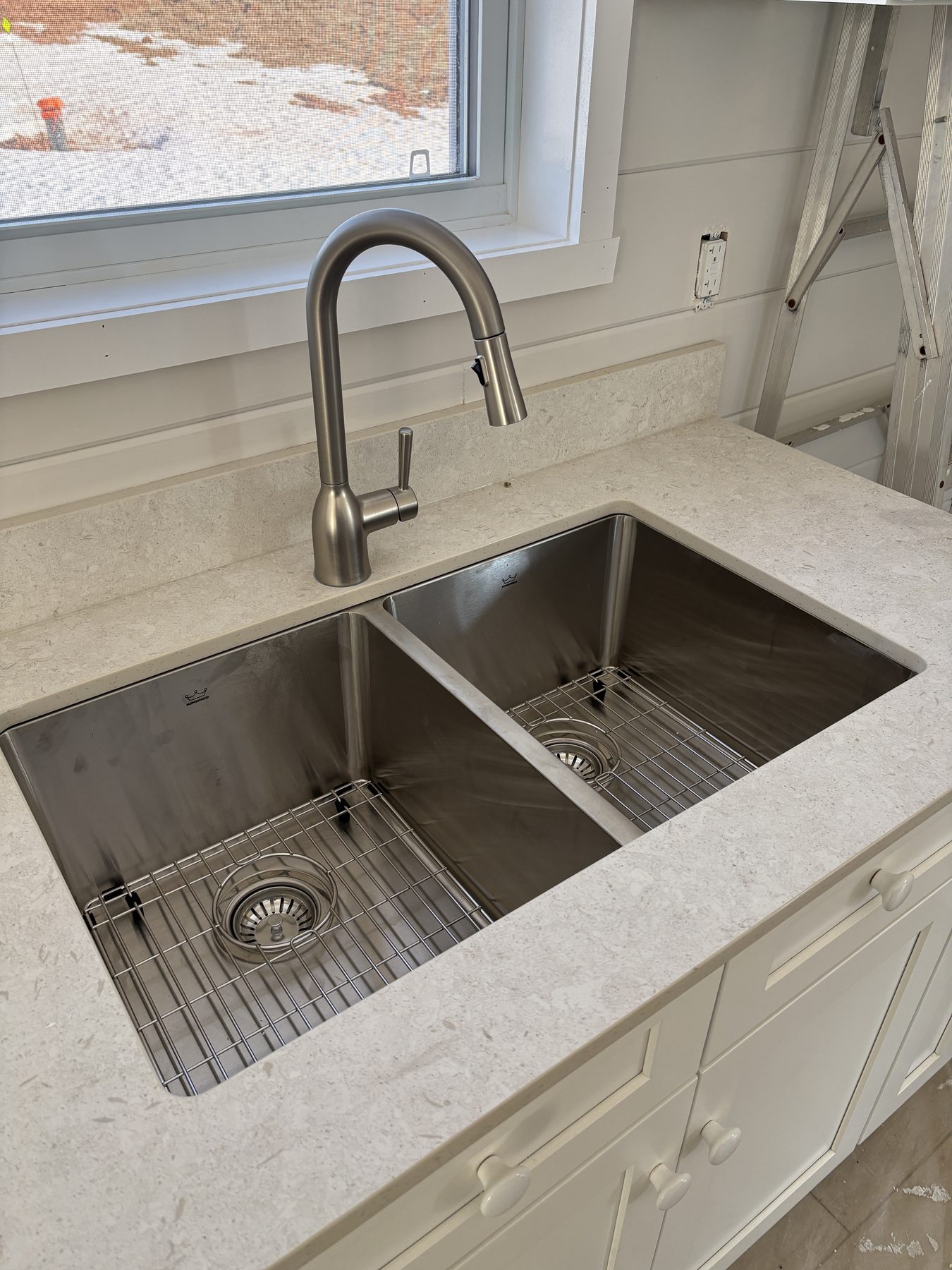 Garrett Plumbing project — residential pipe install