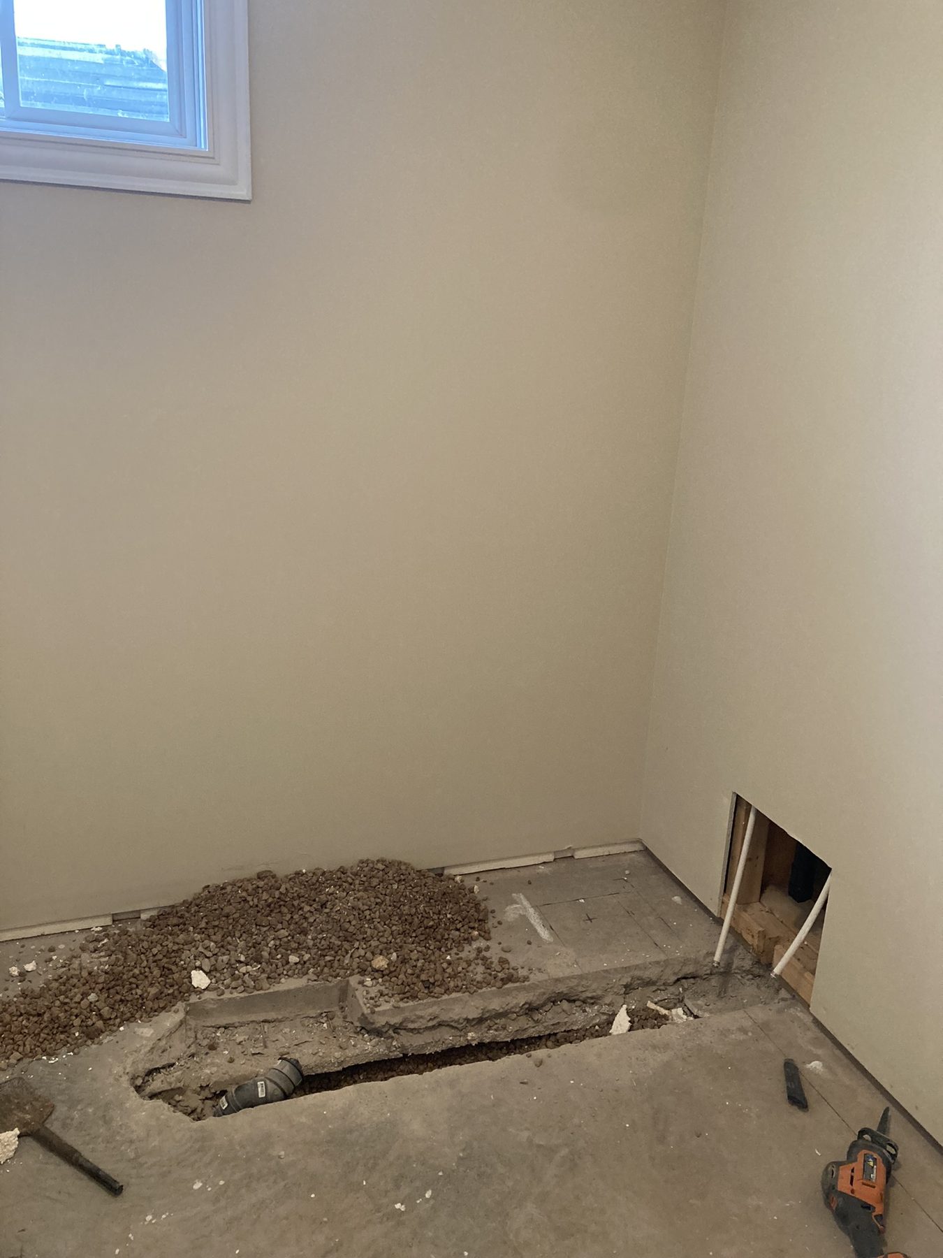 Garrett Plumbing project — plumbing installation PEI